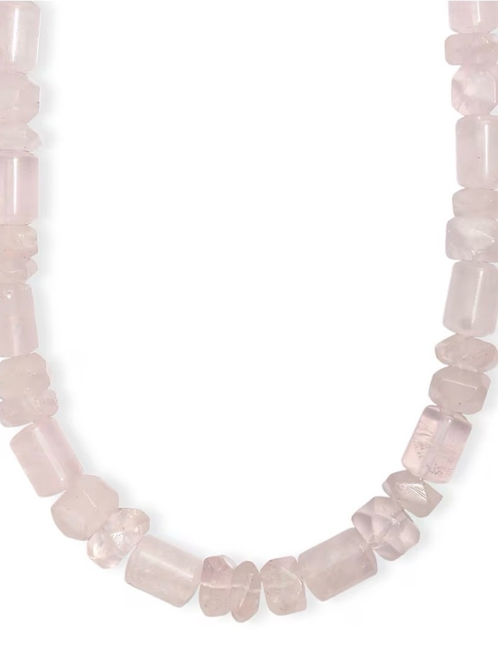 Galilea Rose Quartz Tumble and Beaded Necklace - Women Jewelry